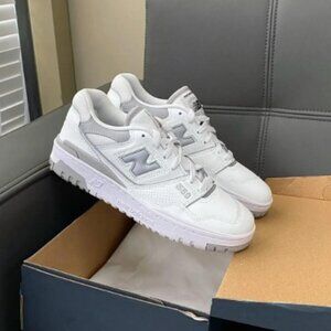 NWT New Balance 550 Shoes Color: White/Grey/White